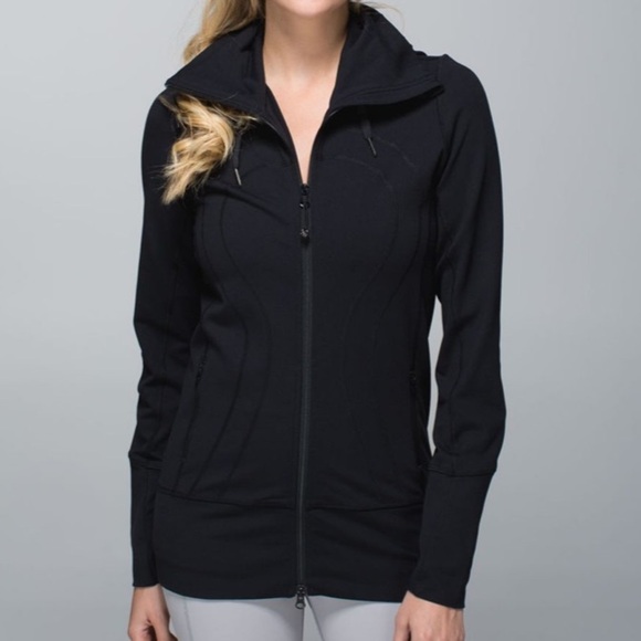Lululemon Stride Jacket II Hooded Black Size 4 - Picture 15 of 15